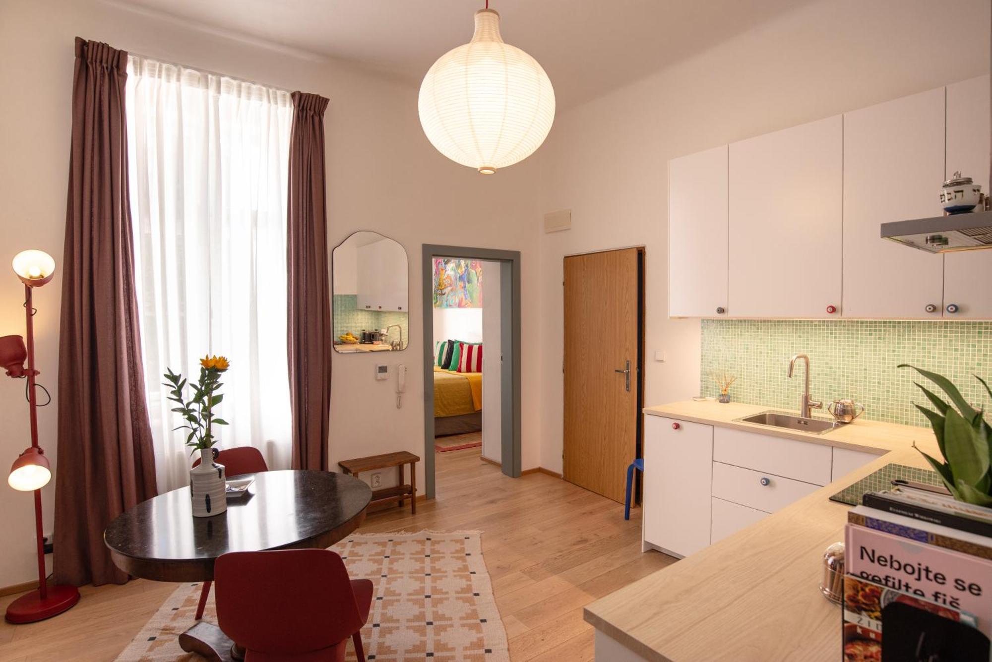 Green Balcony & King Size Bed, Prague